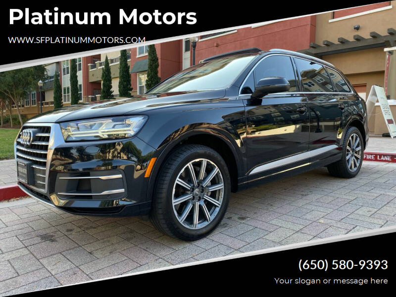 2017 Audi Q7 for sale at Platinum Motors in San Bruno CA