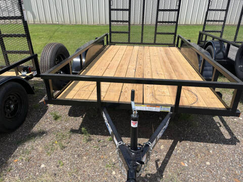 2026 Top Hat 12x77 Tandem Utility Trailer