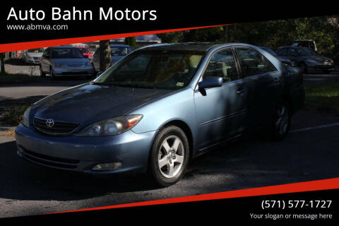 2003 Toyota Camry for sale at Auto Bahn Motors in Winchester VA