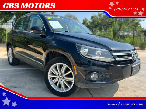 2012 Volkswagen Tiguan for sale at CBS MOTORS in San Antonio TX