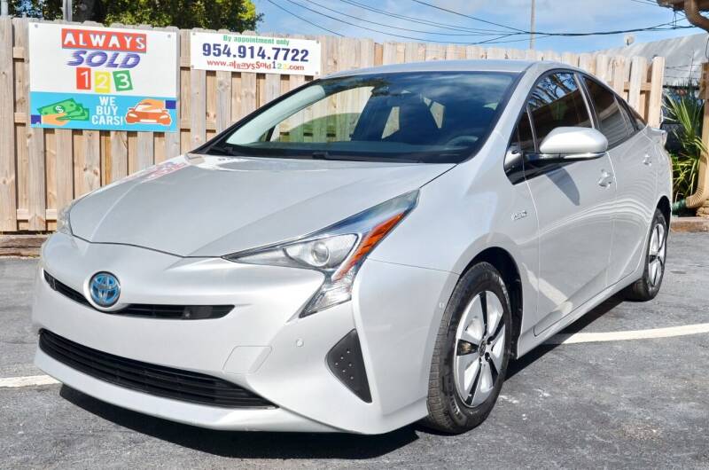 2018 Toyota Prius for sale at ALWAYSSOLD123 INC in Fort Lauderdale FL
