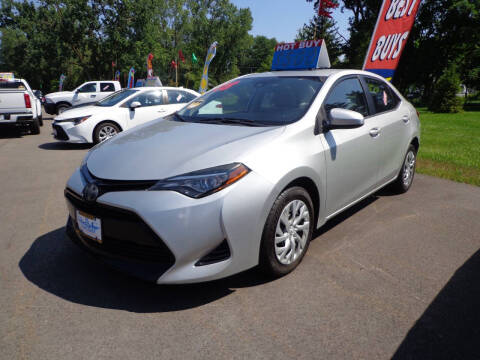 2018 Toyota Corolla for sale at North American Credit Inc. in Waukegan IL