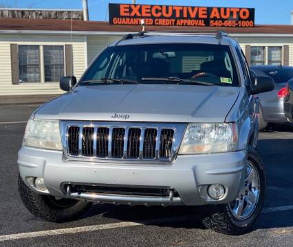 2004 Jeep Grand Cherokee for sale at Executive Auto in Winchester VA