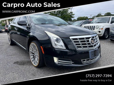 2013 Cadillac XTS for sale at Carpro Auto Sales in Chesapeake VA