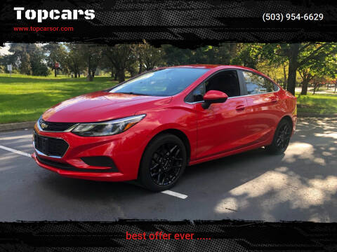 2017 Chevrolet Cruze for sale at Topcars in Wilsonville OR