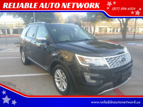 2016 Ford Explorer for sale at RELIABLE AUTO NETWORK in Arlington TX