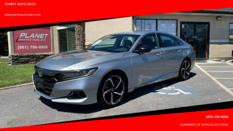 2021 Honda Accord for sale at PLANET AUTO SALES in Lindon UT