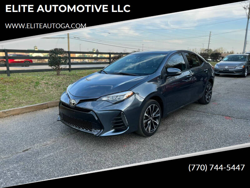 2017 Toyota Corolla for sale at ELITE AUTOMOTIVE LLC in Alpharetta GA