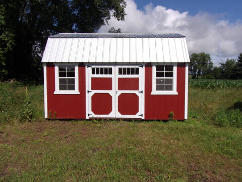  10 x 16 side lofted barn for sale at Extra Sharp Autos in Montello WI