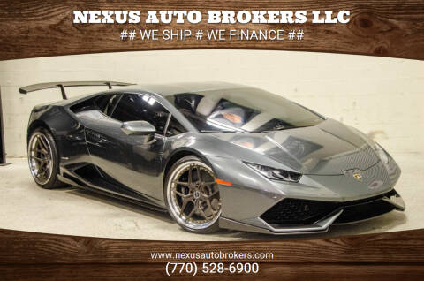 2015 Lamborghini Huracan for sale at Nexus Auto Brokers LLC in Marietta GA