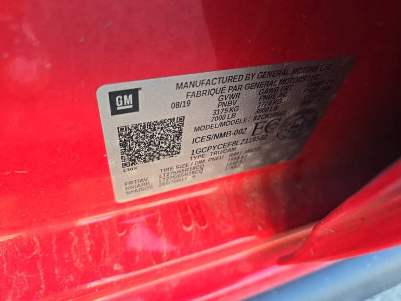 2020 Chevrolet Silverado 1500