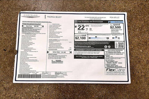 2027 Chrysler Pacifica Select
