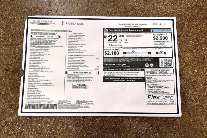 2027 Chrysler Pacifica Select