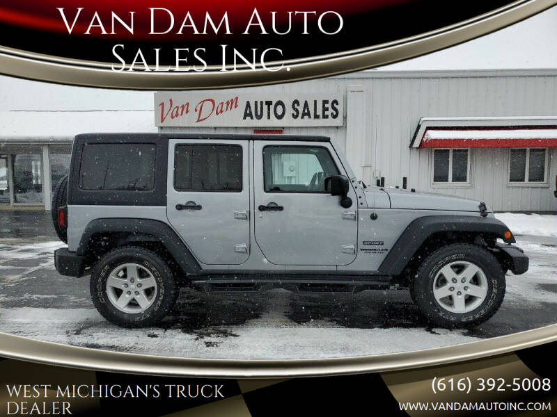 2016 Jeep Wrangler Unlimited for sale at Van Dam Auto Sales Inc. in Holland MI