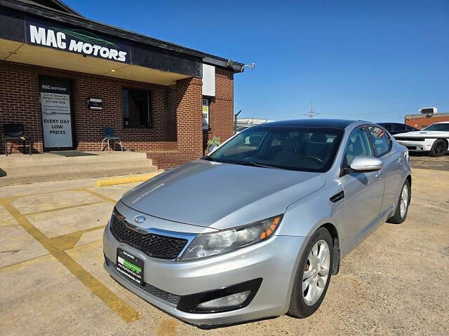 2013 Kia Optima for sale at Mac Motors in Arlington, TX