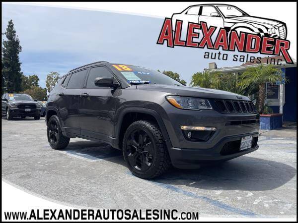 2018 Jeep Compass for sale at Alexander Auto Sales Inc in Whittier CA