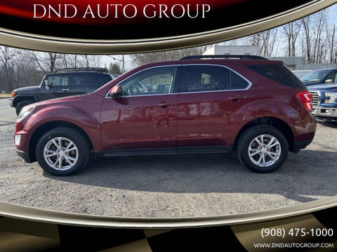 2016 Chevrolet Equinox for sale at DND AUTO GROUP in Belvidere NJ