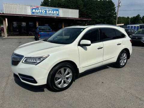 2016 Acura MDX for sale at Greenbrier Auto Sales in Greenbrier AR