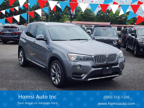 2016 BMW X3 for sale at Homsi Auto Inc in Kannapolis NC