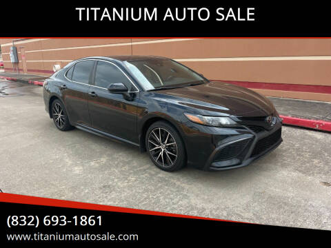 2021 Toyota Camry for sale at TITANIUM AUTO SALE in Houston TX