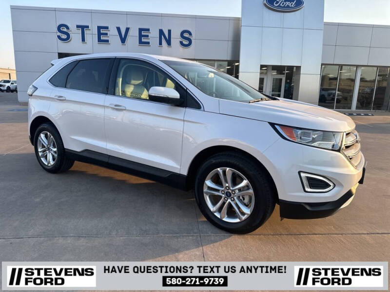 Used 2018 Ford Edge SEL with VIN 2FMPK3J88JBB94884 for sale in Enid, OK