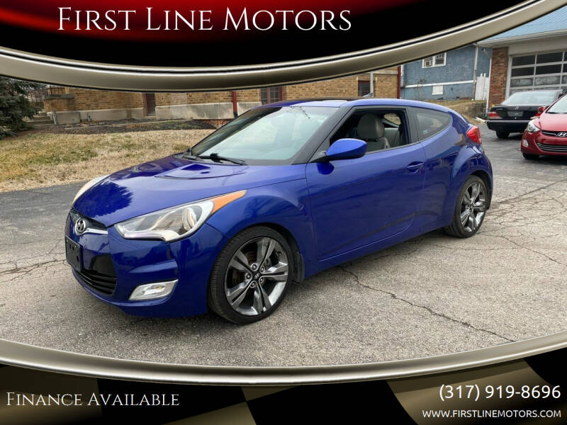 2012 Hyundai Veloster for sale at First Line Motors in Jamestown IN