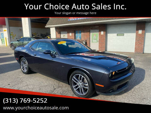 2018 Dodge Challenger for sale at Your Choice Auto Sales Inc. in Dearborn MI