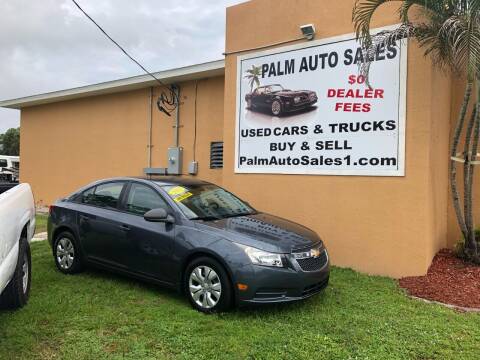 2013 Chevrolet Cruze for sale at Palm Auto Sales in West Melbourne FL
