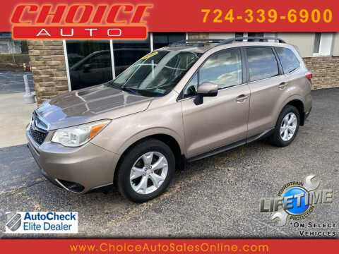 2014 Subaru Forester for sale at CHOICE AUTO SALES in Murrysville PA