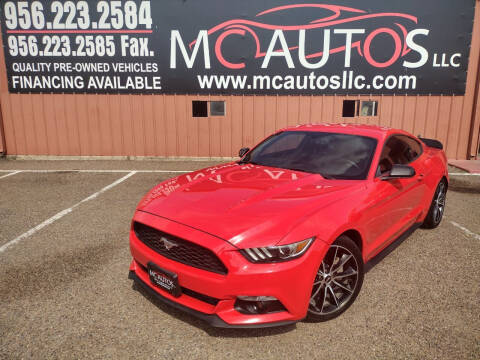 2016 Ford Mustang for sale at MC Autos LLC in Pharr TX