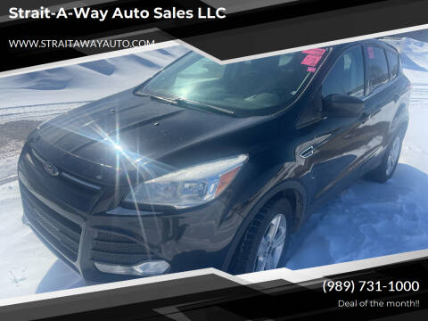 2016 Ford Escape for sale at Strait-A-Way Auto Sales LLC in Gaylord MI