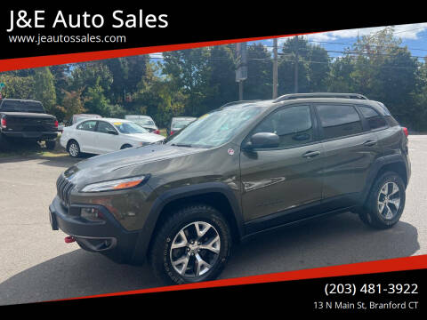 2015 Jeep Cherokee for sale at J&E Auto Sales in Branford CT