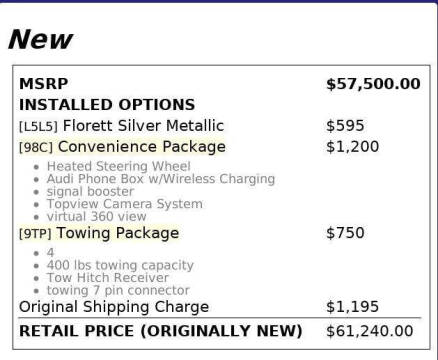 2022 Audi Q7 quattro Premium 45 TFSI