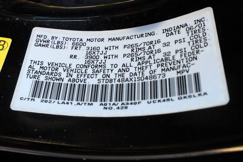 2001 Toyota Sequoia Limited