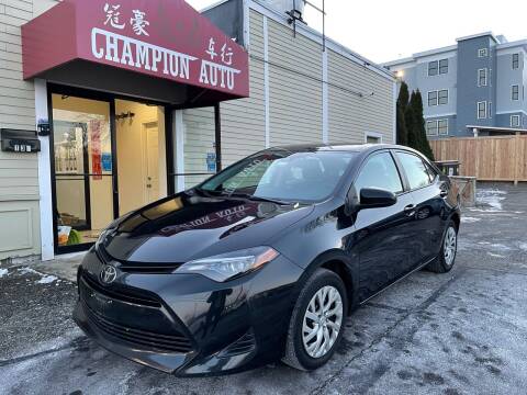 2019 Toyota Corolla for sale at Champion Auto LLC in Quincy MA