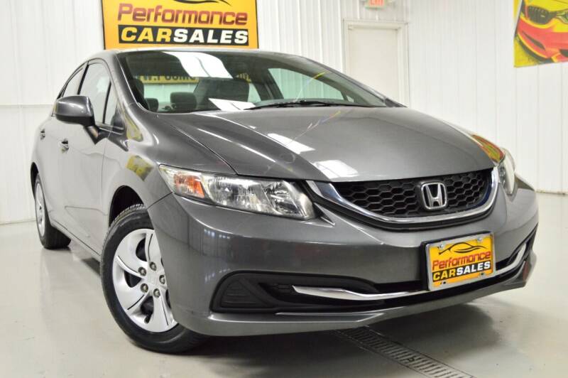 2013 Honda Civic for sale at Performance car sales in Joliet IL