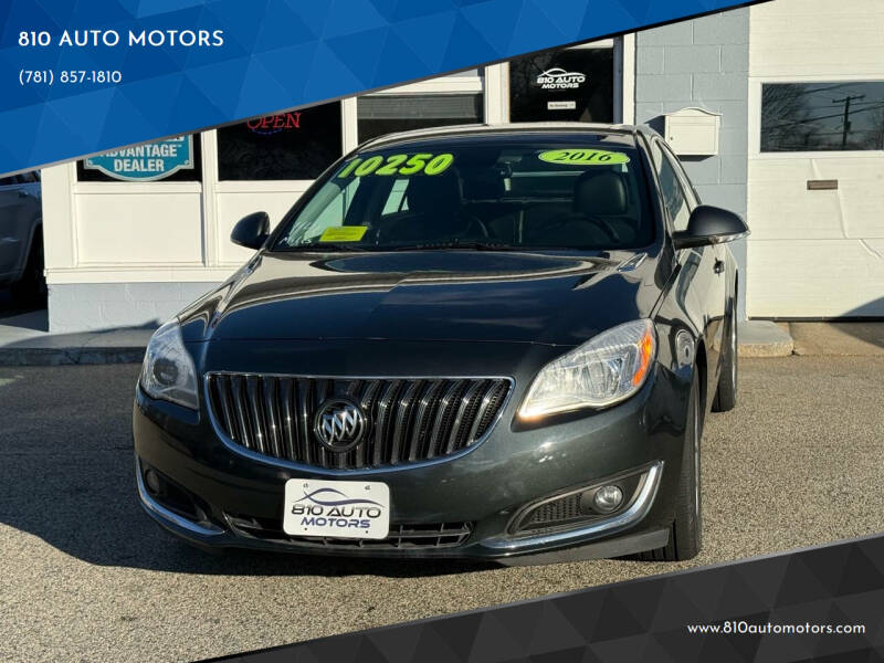 2016 Buick Regal for sale at 810 AUTO MOTORS in Abington MA