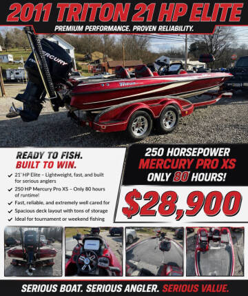 2011 Triton 21 HP Elite
