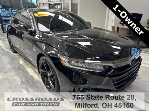2021 Honda Accord for sale at Crossroads Car & Truck in Milford OH
