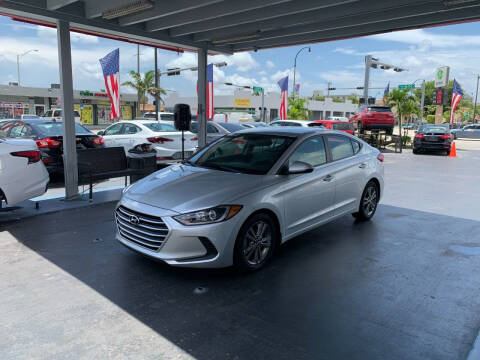 2018 Hyundai Elantra for sale at American Auto Sales in Hialeah FL