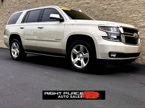 2016 Chevrolet Tahoe for sale at Right Place Auto Sales LLC in Indianapolis IN