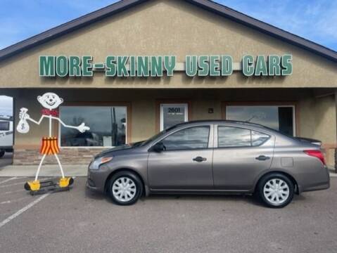 2015 Nissan Versa for sale at More-Skinny Used Cars in Pueblo CO