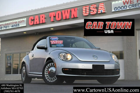2015 Volkswagen Beetle Convertible for sale at Car Town USA in Attleboro MA