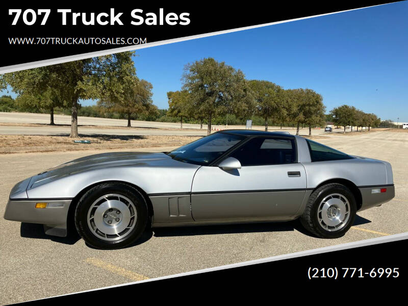 1987 Chevrolet Corvette for sale at 707 Truck Sales in San Antonio TX