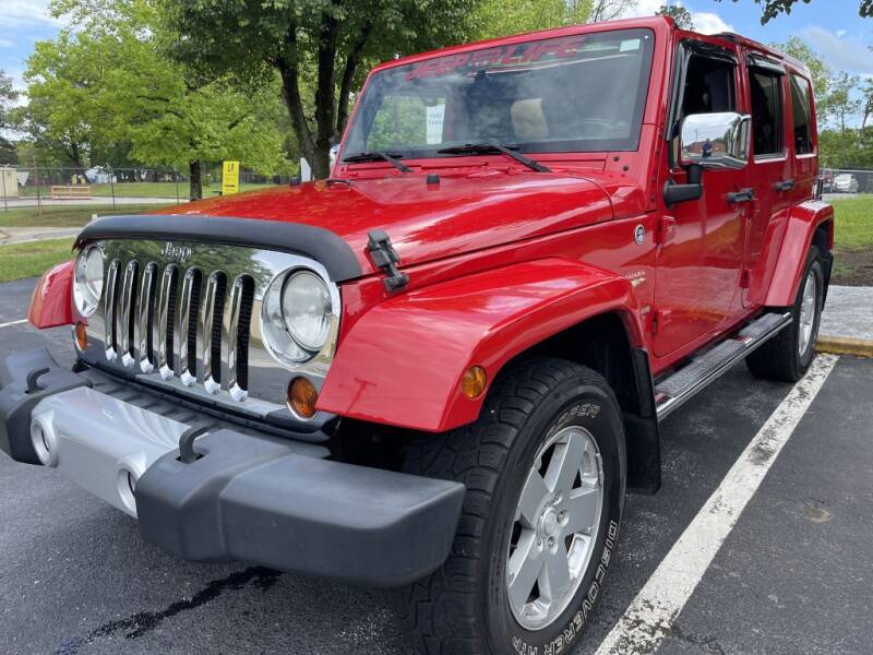 2012 Jeep Wrangler Unlimited for sale at Luxury Auto Sales LLC in High Point NC