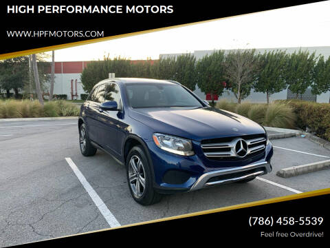 2019 Mercedes-Benz GLC for sale at HIGH PERFORMANCE MOTORS in Hollywood FL
