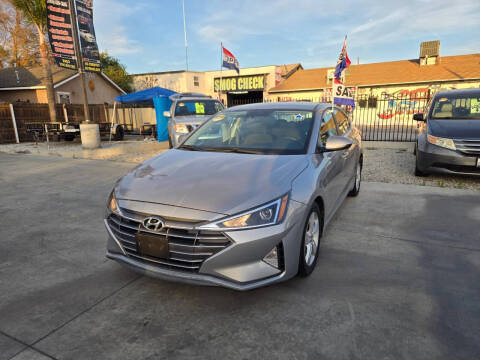 2020 Hyundai Elantra for sale at E and M Auto Sales in Bloomington CA