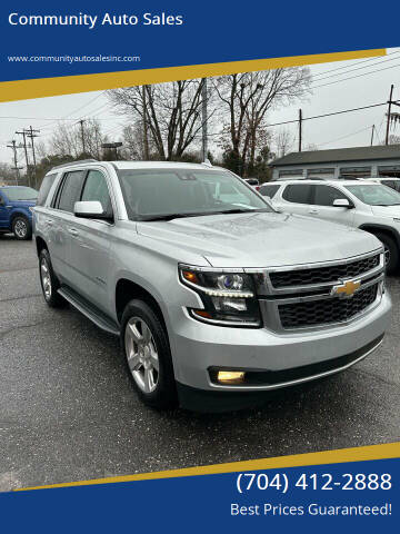 2017 Chevrolet Tahoe for sale at Community Auto Sales in Gastonia NC