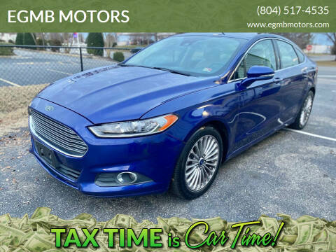 2016 Ford Fusion for sale at EGMB MOTORS in Midlothian VA