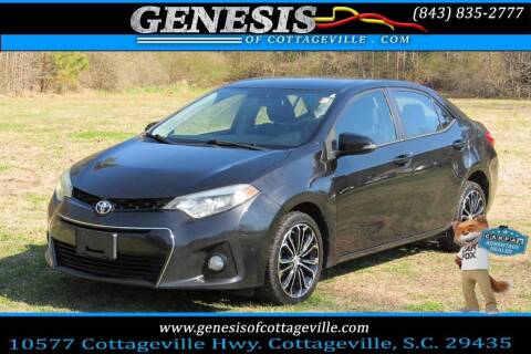 2016 Toyota Corolla for sale at Genesis Of Cottageville in Cottageville SC